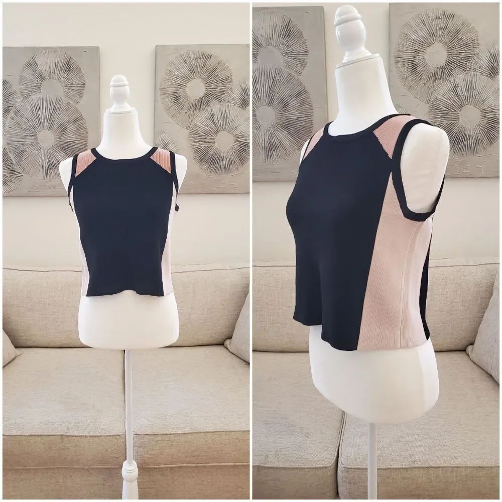 🦋AS by DF 🦋 Colorblock Cropped Sleeveless Top - [Small]